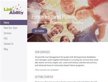 Tablet Screenshot of link-ability.com
